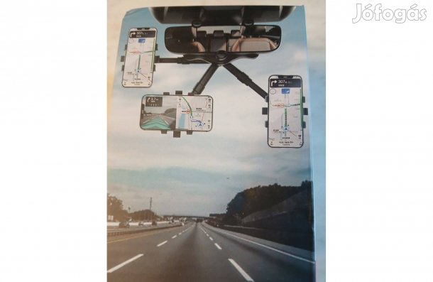 Mobiltelefon tartó tükörre