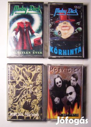 Moby Dick kazetták: Kegyetlen évek; Körhinta; Fejfa h.; Tisztítótűz