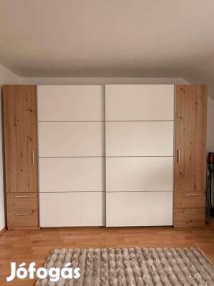 Modern Exlusiv toló és nyitó ajtós gardrób szekrény