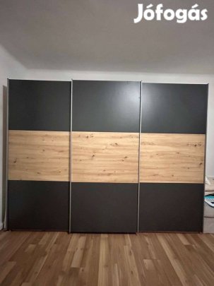 Modern Exlusive toló ajtós gardrób szekrény