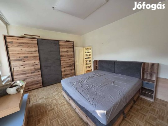 Modern Komplett Hálószoba bútor Matt Szürke/Tölgy kivitlben