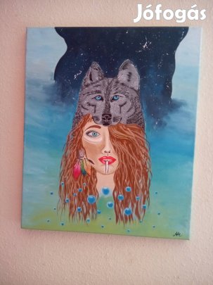 Modern Olaj vászon festmény