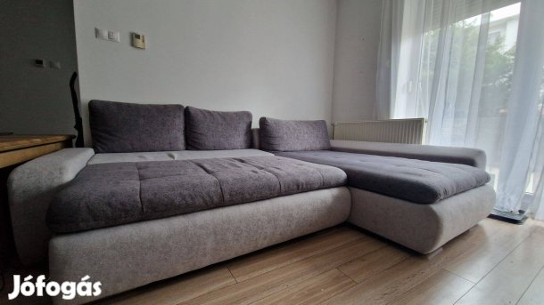 Modern, L-alakú sarokkanapé eladó - kényelmes és praktikus választás