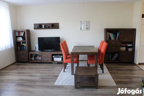 Modern, elegáns, tömörfa nappali és étkező bútor