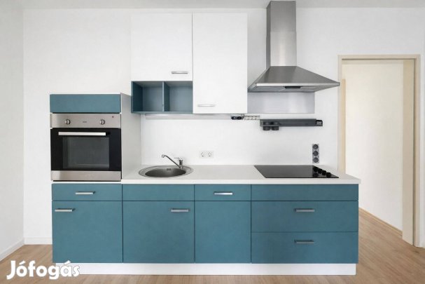 Modern, fiatalos, gépesített soft close konyhabútor eladó