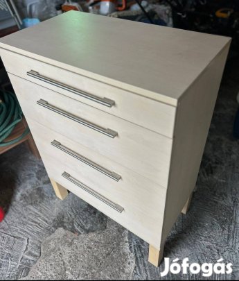 Modern, minimalista fiókos komód (újszerű)