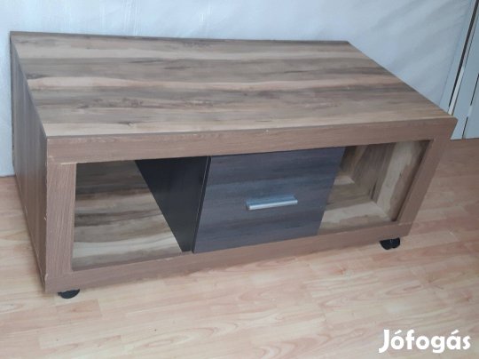 Modern dohányzóasztal fiókokkal 60x115cm hosszú