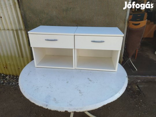 Modern fehér éjjeli szekrények 