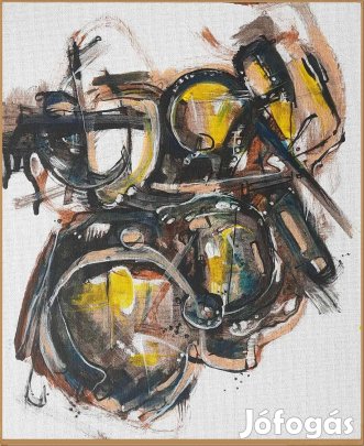 Modern festmény vásznon