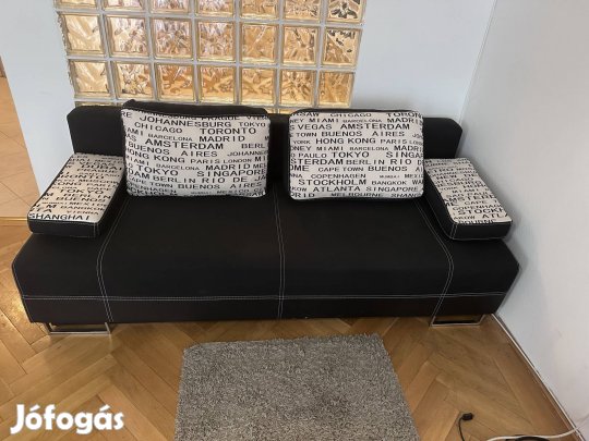 Modern kanapé ágyazható+ágyneműtartós is 