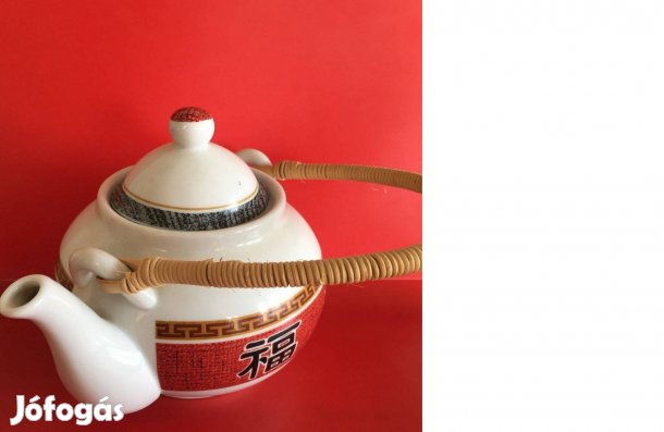 Modern keleti mintás porcelán teáskanna