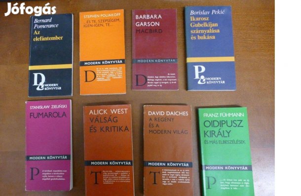 Modern könyvtár könyvcsomag ( 8 darab egyben ) Modern könyvtár könyvcs