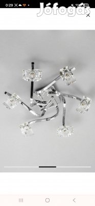 Modern króm mennyezeti lámpa [2 is van]