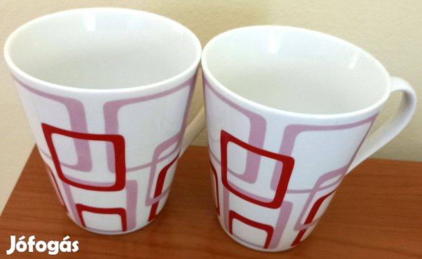 Modern mintás bögre (3 dl-es) párban