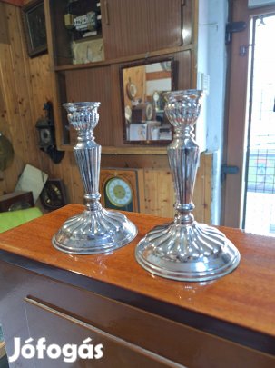 Modern olasz sterling ezüst gyertyatartó 