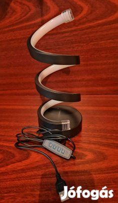 Modern spirál alakú LED lámpa 25 cm