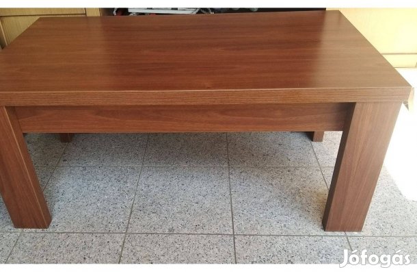 Modern tölgy fafurnéros dohányzóasztal