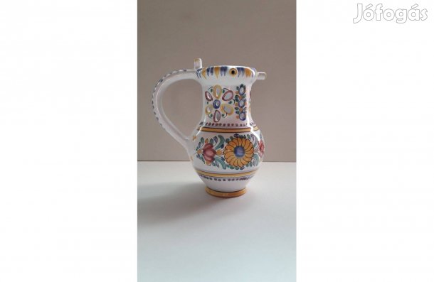 Modra kerámia kancsó csalikancsó 17 cm hibátlan jelzett_