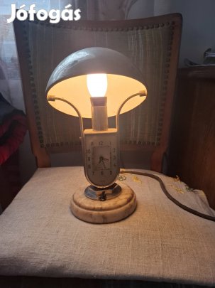 Mofém gomba lámpa óra eladó