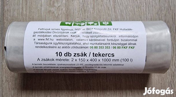Mohu zöldhulladék-gyűjtő zsák 100l 10db