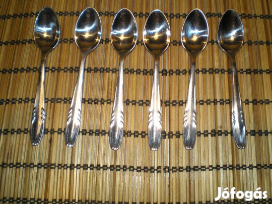 Mokkás kanalak 6 darab Gerlach régebbi de szép állapotú készlet