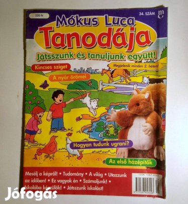 Mókus Luca Tanodája 34.szám (2002) melléklettel (7kép+tartalom)