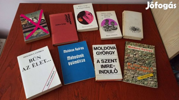 Moldova György könyvcsomag / 8 db könyv