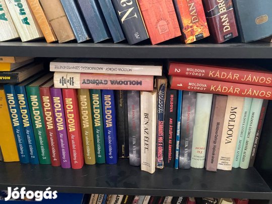 Moldova György könyvgyűjtemény,kb 50 kötet