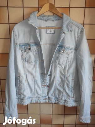 Moletti C&A világoskék klasszikus rövid farmerdzseki - 48