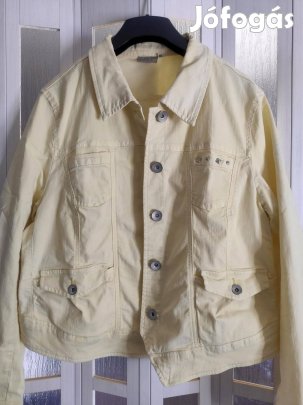 Moletti halvány sárga rugalmas farmerdzseki farmer dzseki - 46