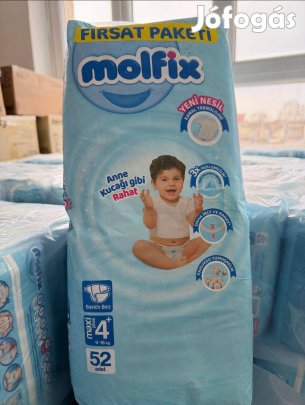Molfix gyermekpelenka (Maxi PLUS 4+ méretben)