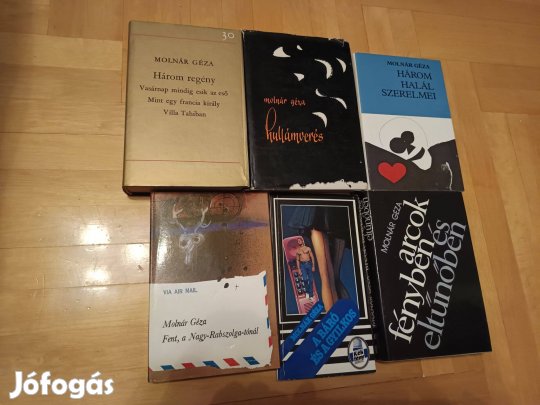 Molnár Géza könyvcsomag / 6 db könyv