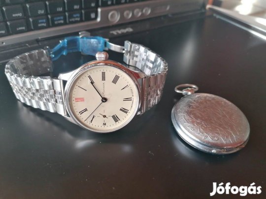 Molnija karóra - gyönyörű, patinás, egyedi CCCP beépítés + zsebóra