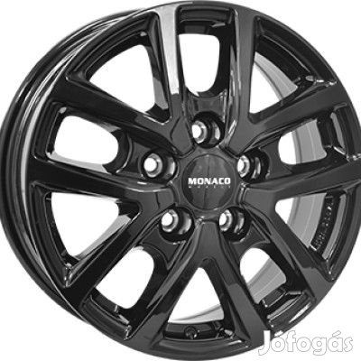 Monaco Wheels CL2T Fényes fekete 6,5X16 5X130 ET66 CB89,1 | alufelni |