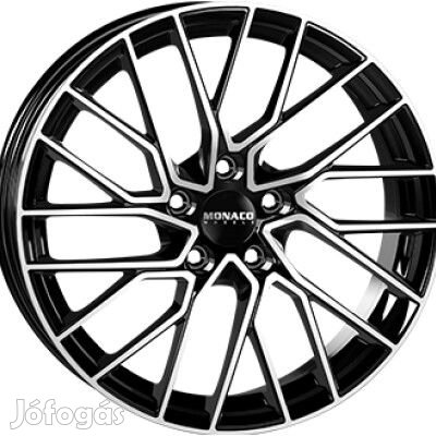Monaco Wheels GP11 Fényes fekete Polírozott 8X19 5X114,3 ET47 CB67,1
