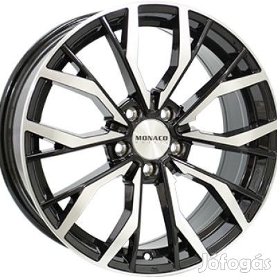 Monaco Wheels GP5 Fényes fekete Polírozott 8X18 5X100 ET37 CB57,1 |