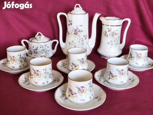 Monarchia korabeli árvácskás teáskészlet