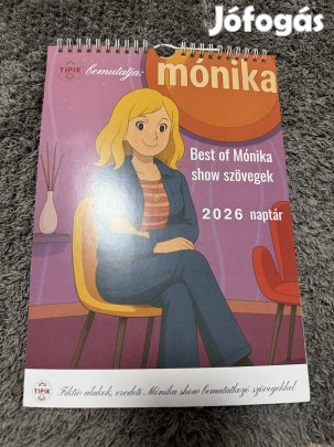 Mónika show 2026 falinaptár