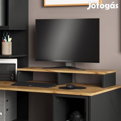 Monitor emelő antracit/arany tölgy, 80 × 12 × 23,5 cm,Vicco Tomy,Új