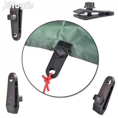 Monivel sátorrögzítő csipesz szett  4 db, erős ponyva rögzítő