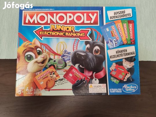 Monopoly Junior e-banking társasjáték 