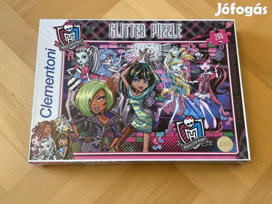 Monster High Glitter puzzle társasjáték fejlesztő játék új bontatlan