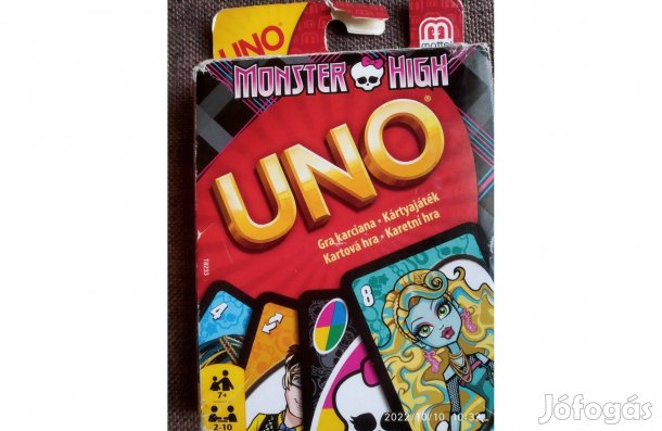 Monster High Uno Kártya Ritkaság