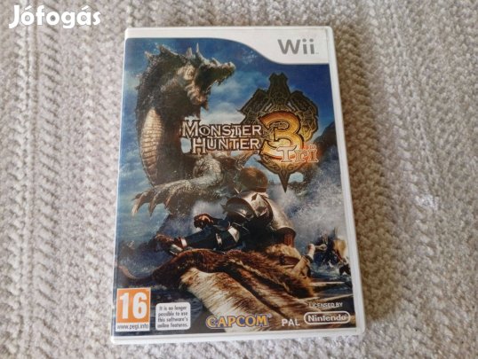 Monster Hunter 3 eredeti Nintendo Wii játék
