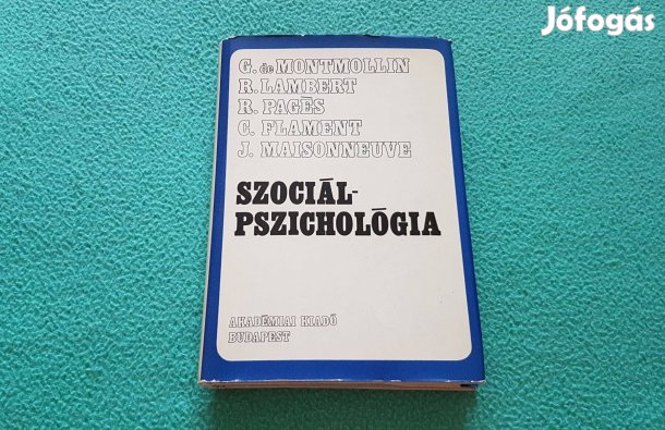 Montmollin Lambert és Pagés: Szociálpszichológia könyv