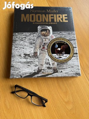 Moonfire Apollo 11 könyv (Norman Mailer) spanyol nyelvű, XL méret
