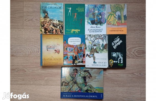 Móra kiadó könyvcsomag, 9 db egyben