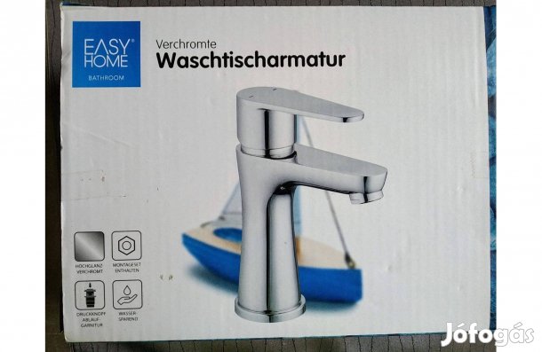 Mosdó csapletep,prémium szerelőkészlettel Klikkes Lefolyóval (csak a k