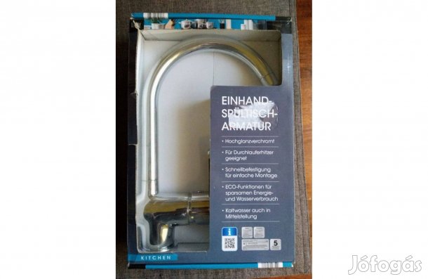 Mosogató Csaptelep ECO funkciók magas dizájn német minőség Új Komplet