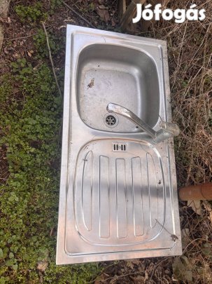 Mosogató csapteleppel eladó